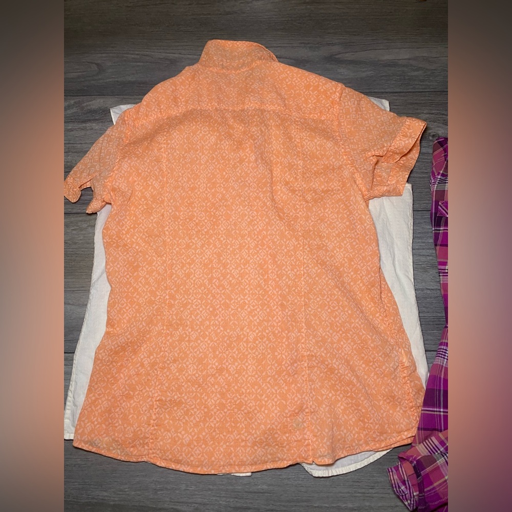 EUC Eddie Bauer Size Large Natural Fibers Warm Weather Lightweight Tops Bundle - Picture 11 of 13